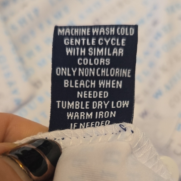 HTF! Horn Legend Bamboo Charcoal Luxury Golf Polo Blue/White Size Large SHOW OFF - Picture 13 of 13